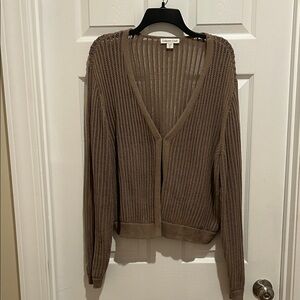 Coldwater Creek Women's Tan Cardigan